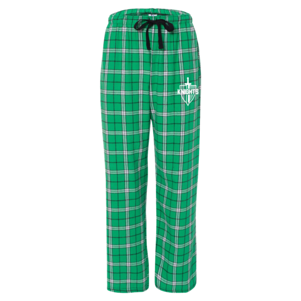 flannel print pants